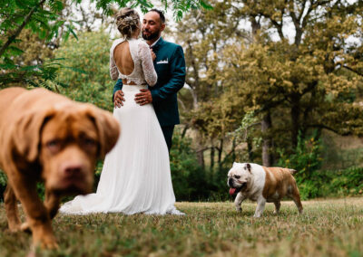 photos de couple avec chien