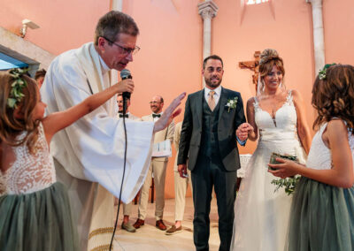 mariage à l'église de Mazères-Lezons