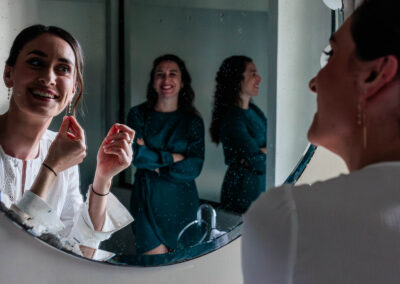 préparatifs de la mariée