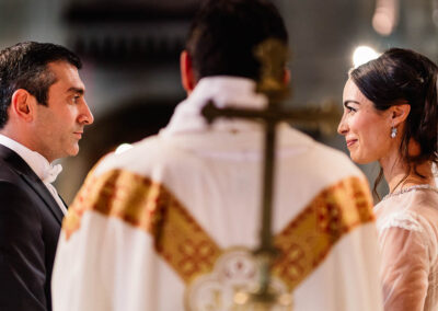 Cérémonie religieuse à l'église Sainte-Eugénie de Biarritz