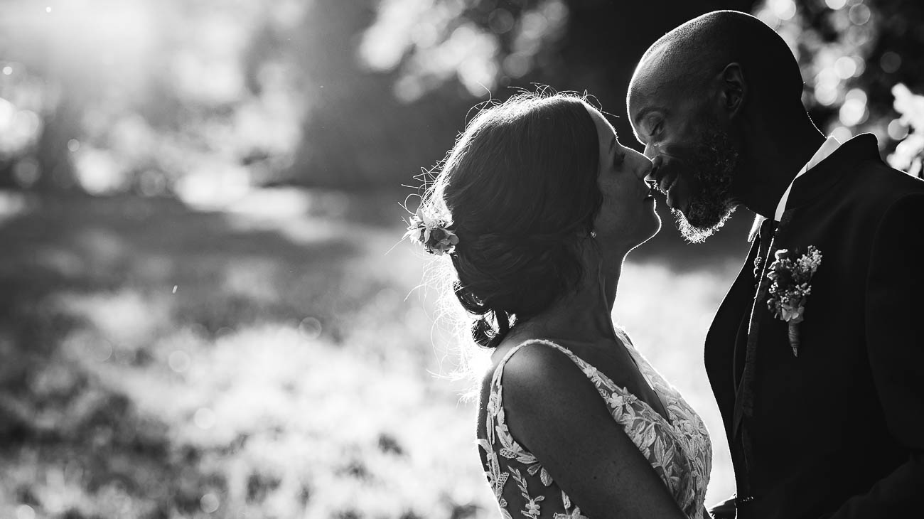 Photo de couple, jeunes mariés